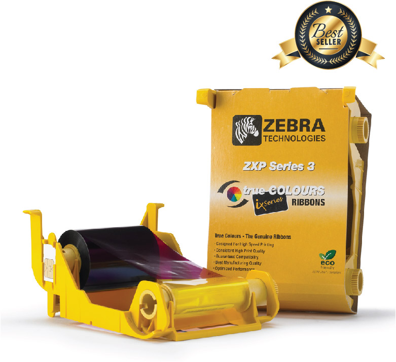 Zebra ZXP3 YMCKO Colour Ribbon (200 prints) | Barcode Malaysia