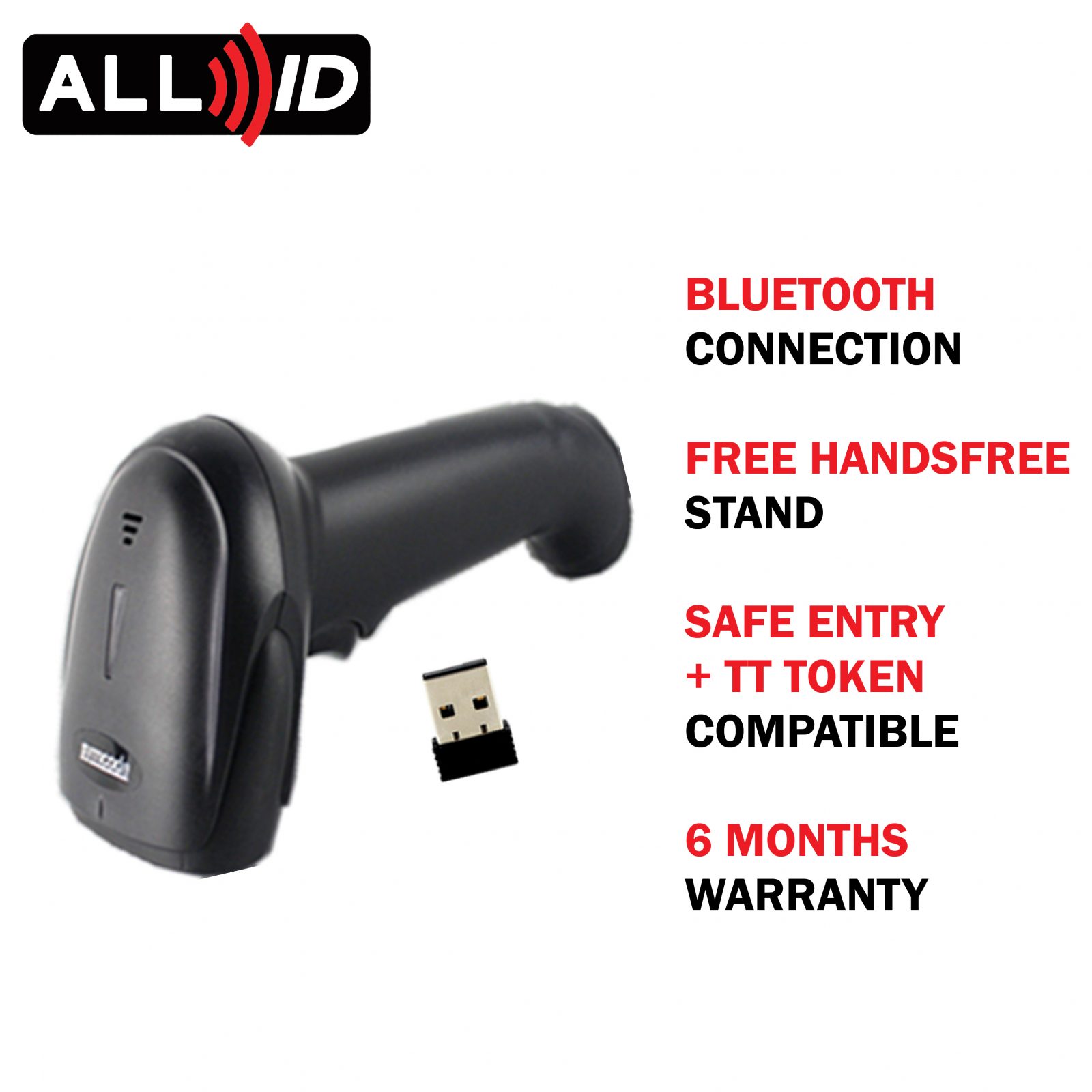 ALLID BT323 2D Bluetooth Barcode Scanner Barcode Scanner Supplier
