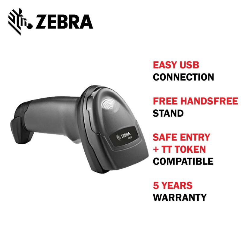 Zebra Ds2208 Barcode Scanner Barcode Malaysia Zebra Distributor 6992